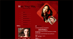 Desktop Screenshot of hair-your-way.com