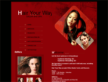 Tablet Screenshot of hair-your-way.com